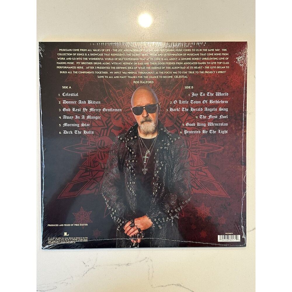 Rob Halford Signed/Autographed Celestial Vinyl LP Record Judas Priest #3 - Picture 8 of 10